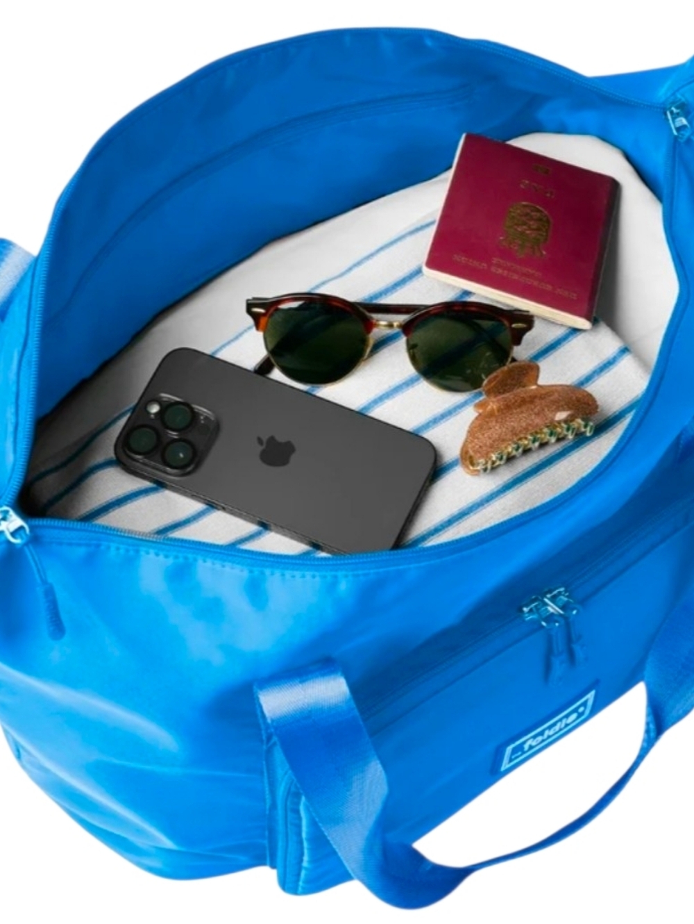The Foldie Travel Bag, Azure Blue, New! - Picture 3 of 6